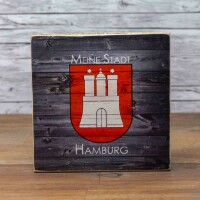 Holzbild - Meine Stadt Hamburg (Wood)