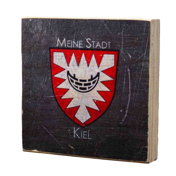 Holzbild - Meine Stadt Kiel (Steel)