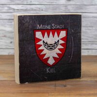 Holzbild - Meine Stadt Kiel (Steel)