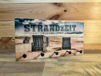 Schlüsselbrett - Strandzeit (24x12 cm)