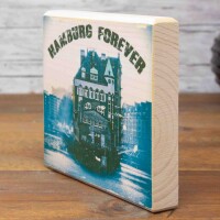 Holzbild - Hamburg Forever