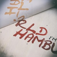 Holzbild - We are Hamburg 30x40