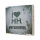 Holzbild - We Love Hamburg 10x10 cm