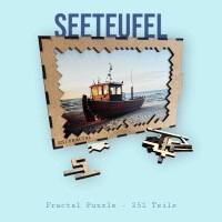 elbPUZZLE No. 27 - Seeteufel - Fractale Edition 251 Teile L