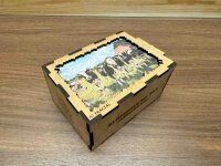 elbPUZZLE No. 30 - Tierwelten: Kühe - Fractale Edition / Standard / 15x21 cm / 92 Teile