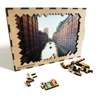 elbPUZZLE No. 24 - Speicherstadt - Fractal 315 Teile L