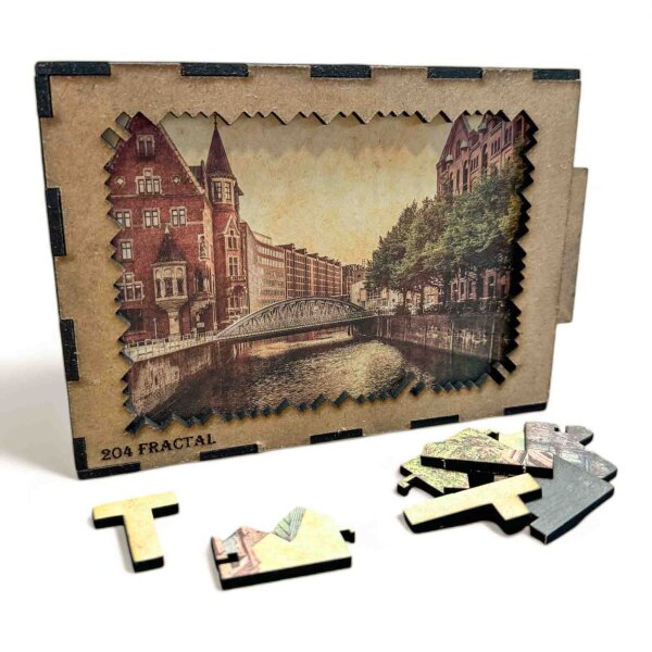 elbPUZZLE No. 07 - St. Annenfleet - Fractale Edition 174 Teile M