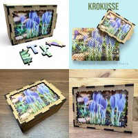 elbPUZZLE No. 56 - Pflanzenwelt: Krokusse - Fractale Edition