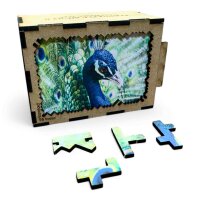elbPUZZLE No. 57 - Tierwelten: Pfau - Fractale Edition