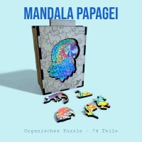 elbPUZZLE No. 59 - Mandala Papagei - Organic Edition
