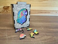 elbPUZZLE No. 59 - Mandala Papagei - Organic Edition