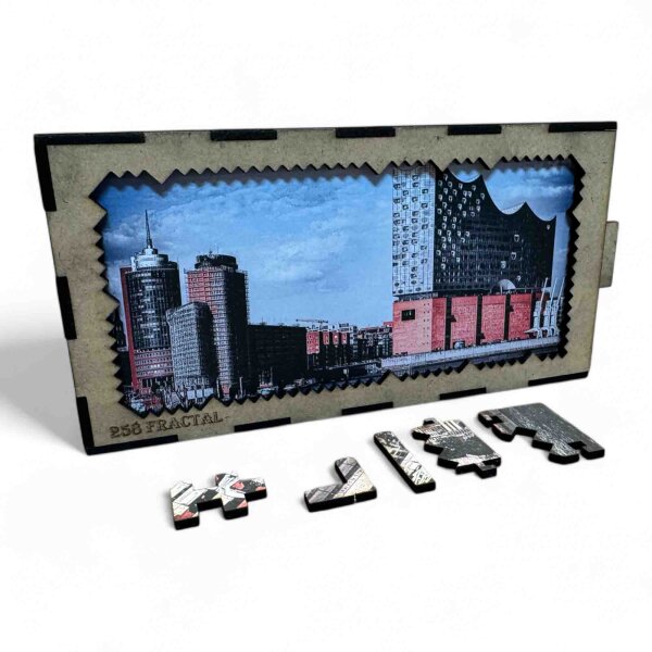 elbPUZZLE No. 65 - Hallo Hamburg - Fractale Edition