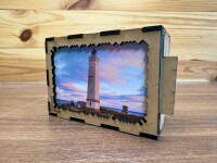 elbPUZZLE No. 68 - Leuchtturm Blavand - Fractal Edition