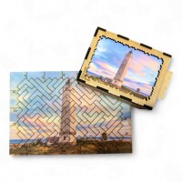 elbPUZZLE No. 68 - Leuchtturm Blavand - Fractal Edition