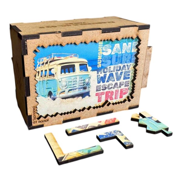elbPUZZLE No. 69 - Vanlife - Fractale Edition Standard - 97 Teile