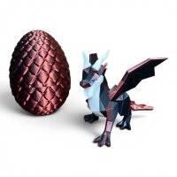 ?Low Poly Drachen Majestic Puzzle mit Drachenei - 27 Teile