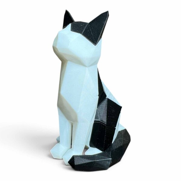 ?Low Poly Katze Puzzle - 17 Teile