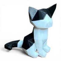 ?Low Poly Katze Kitten (Baby Katze) Puzzle - 8 Teile
