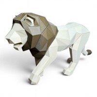 ?Low Poly Lion Puzzle - 20 Teile