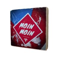 Holzbild - Moin Moin