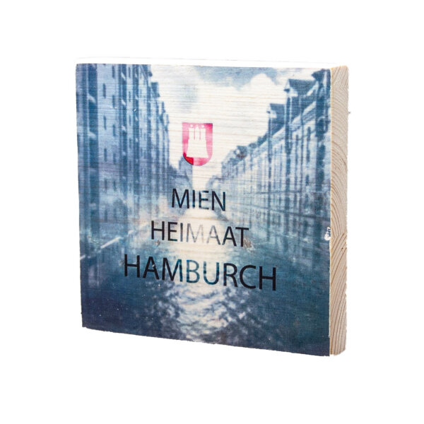 Holzbild - MIEN HEIMAAT HAMBURCH - Speicherstadt