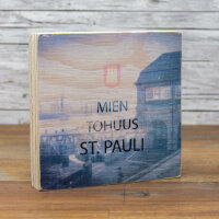 Holzbild - MIEN TOHUUS - St. Pauli